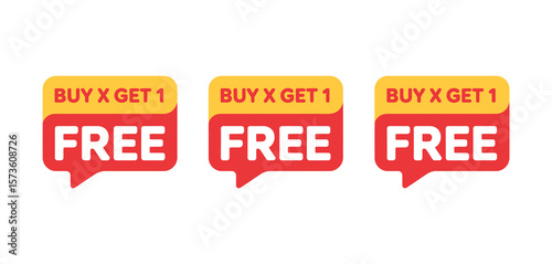 Buy One Get One Free Promotion Graphic