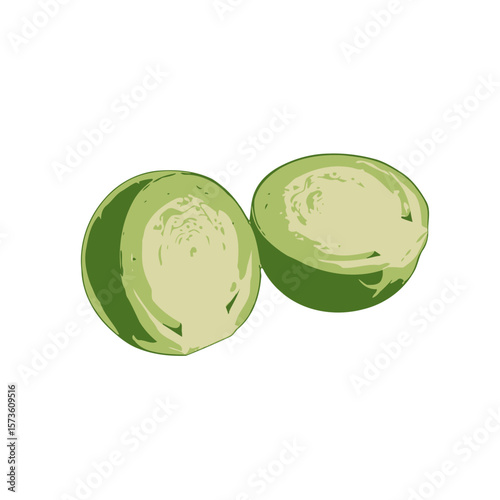 Cut Brussel Sprouts 