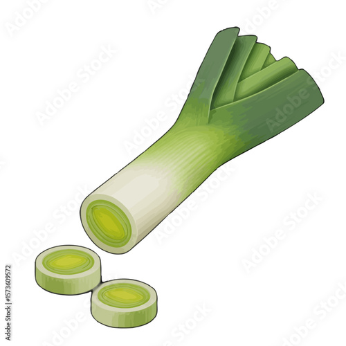 Fresh Leek with Slices 