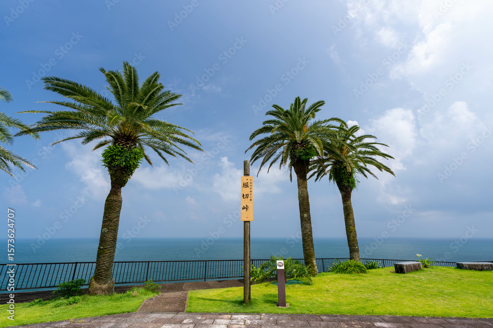 Fototapeta premium 堀切峠 宮崎県宮崎市