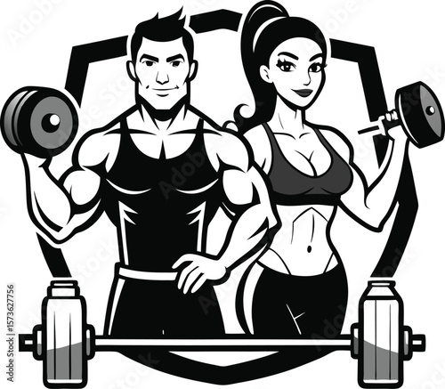 Strong Couple Fitness, Strength Training, and Muscle Building