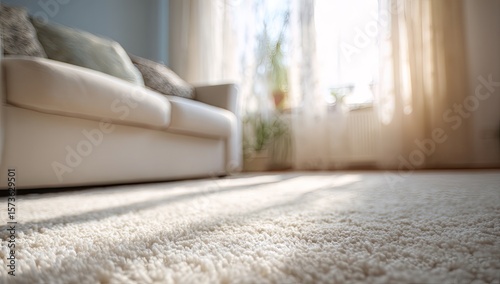 Soft Morning Light Illuminates a Cozy Room