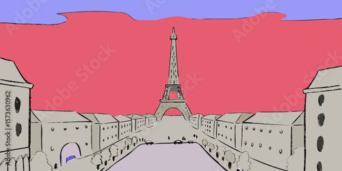 eiffel tower paris france