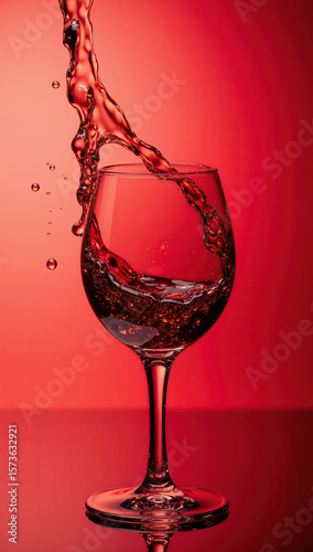 Experience the elegance of fine red wine with every pour – rich color, smooth texture, and timeless sophistication captured in one perfect glass.