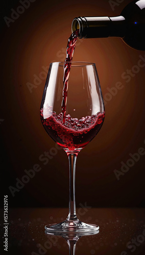 Experience the elegance of fine red wine with every pour – rich color, smooth texture, and timeless sophistication captured in one perfect glass.