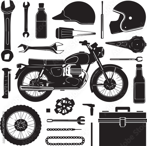 Vintage Motorcycle Repair Tools, Parts & Maintenance Essentials