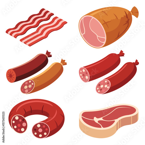 Various Types of Meat and Processed Meats
