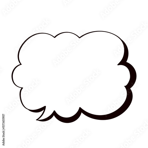 手描きのフキダシ