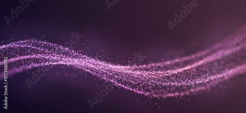 Abstract purple wave pattern on a dark background with blurred effect, offering smooth digital motion perfect for futuristic UI, fintech branding, or creative overlays