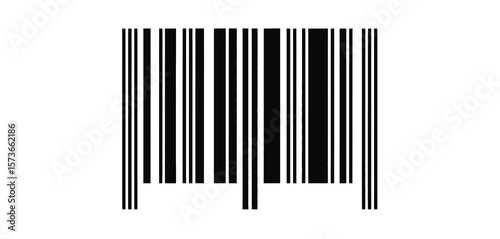 Simple Black and White Barcode
