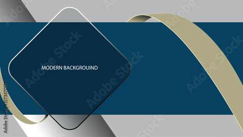 Blue and white background vector design. White background with geometric shape. Modern background. Suit for banner, backdrop, invitation, business card, brochure, poster, presentation, etc