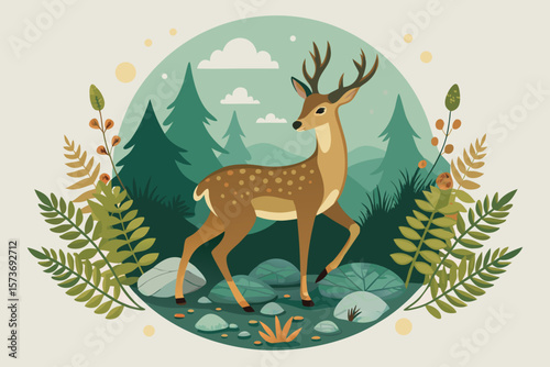 deer in the forest
