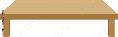 평상 마루 일러스트