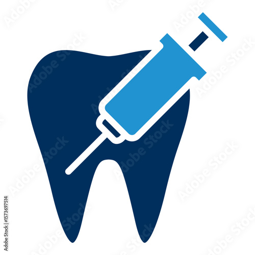 Anesthesia Blue Color Icon