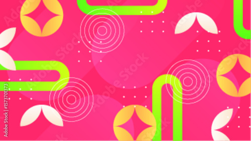 Vibrant pink abstract shapes make for versatile and eyecatching design elements. Perfect for digital backgrounds, print materials, and web graphics.
