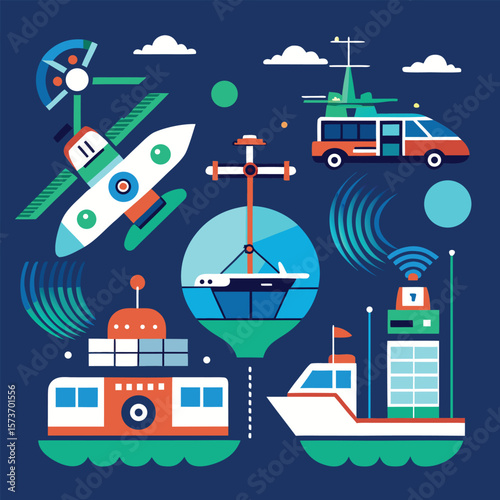 Autonomous Electric Ships and Drone Logistics in Sustainable Shipping