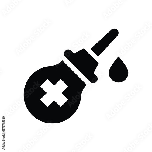 enema glyph icon illustration vector graphic.eps