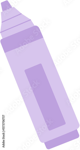 Purple highlighter pen