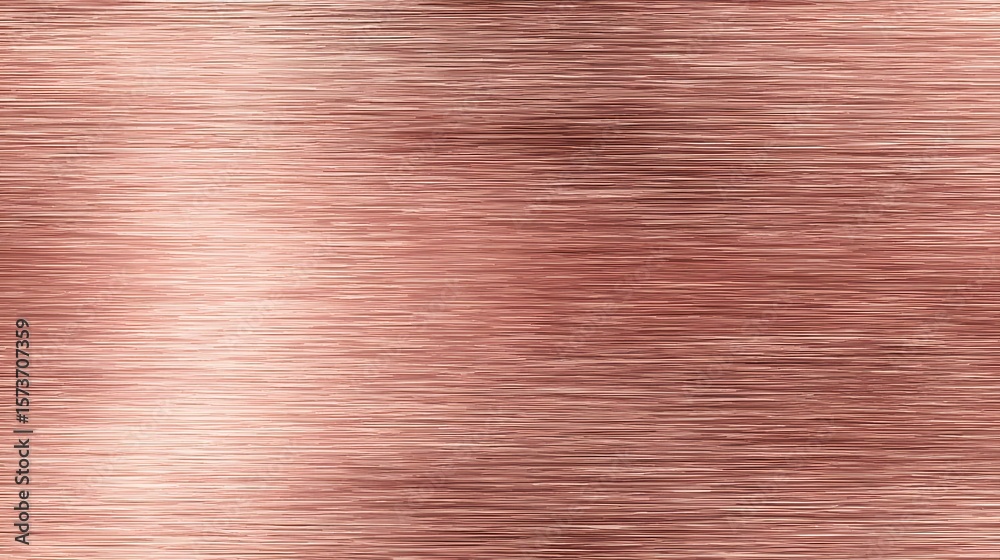 Fototapeta premium Elegant rose gold brushed metal background with a warm luminous tone and subtle silky shimmer highlighting the refined modern texture
