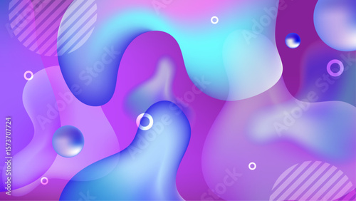 Abstract purple and blue fluid shapes perfect for background designs, artistic projects, digital art prints, website graphics, and modern branding concepts.