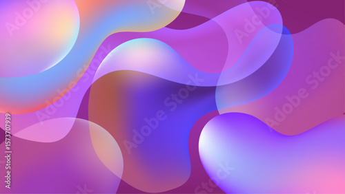 Abstract purple blue and pink fluid shapes suitable for backgrounds, graphic design, banners, presentation slides, and modern art projects.
