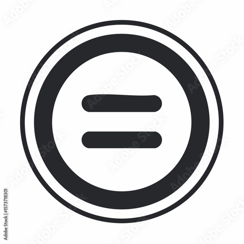 Vector icon of a sum (Σ) symbol, representing the "SUM" function, commonly used for adding up values