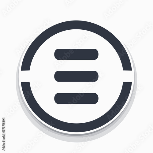 Vector icon of a sum (Σ) symbol, representing the "SUM" function, commonly used for adding up values