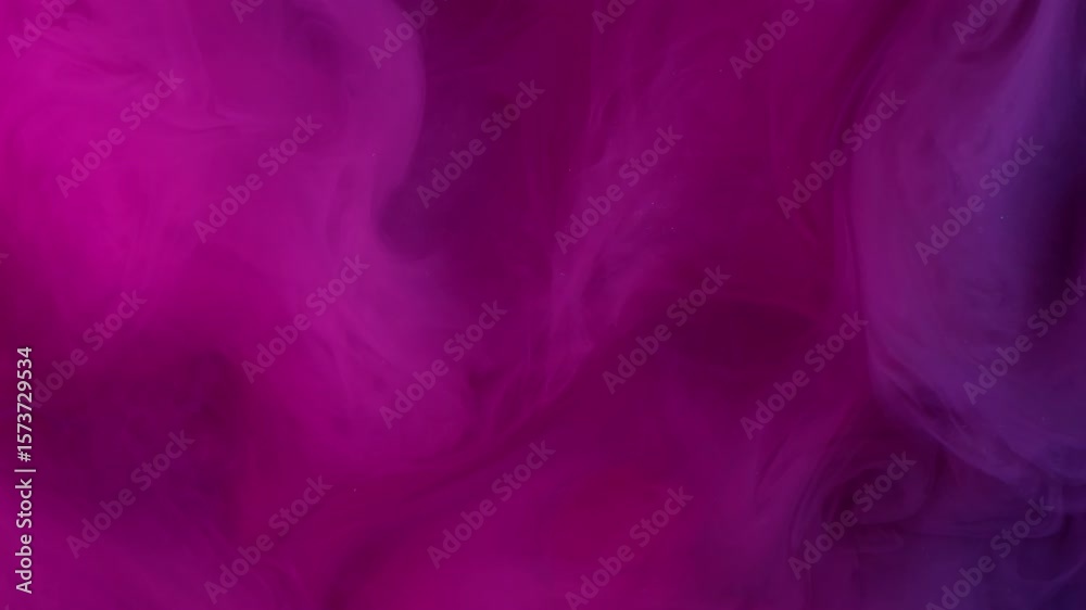 Fume cloud. Purple flow. Color swirl splash haze water leak. Art texture abstract background ink defocused vapor violet neon spill.