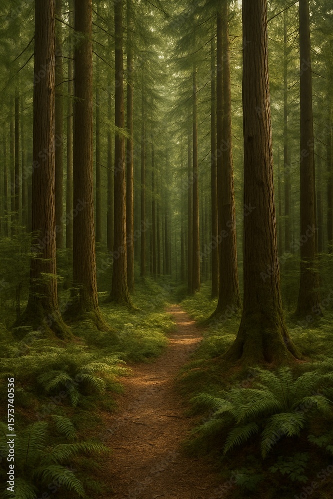 Obraz premium Deep forest