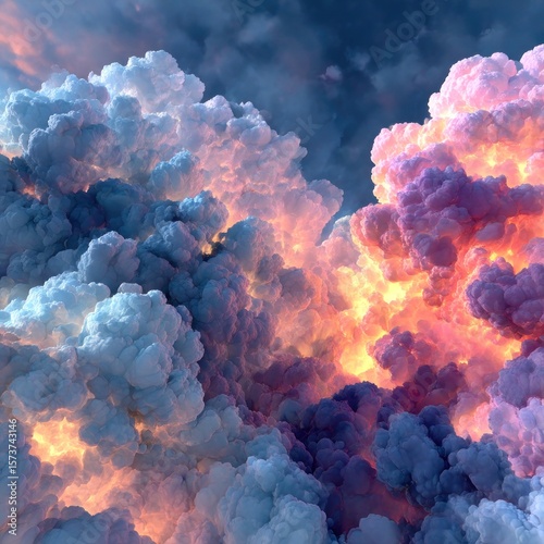 Dramatic sky cloudscape