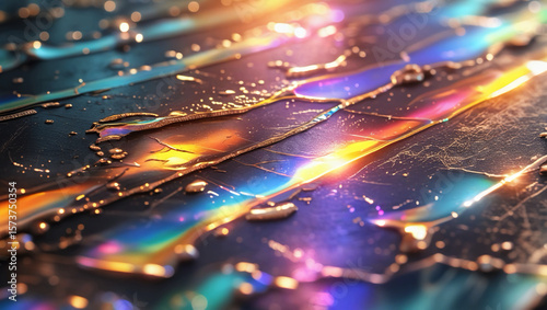 fiber optics background with lots light spots