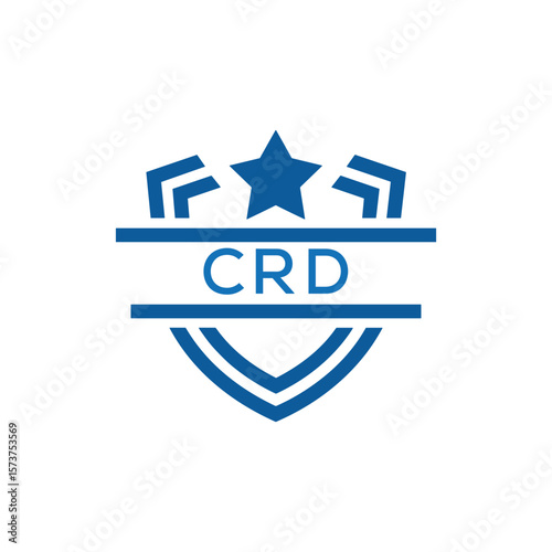 Dynamic Tech Logo Design with CRD Letters and Abstract Motion Elements – Modern Business Identity. CRD Letter Logo.
