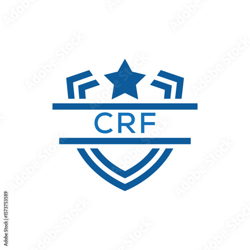 Dynamic Tech Logo Design with CRF Letters and Abstract Motion Elements – Modern Business Identity. CRF Letter Logo.
