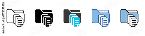 Repository Icon Pack Multistyle Illustration