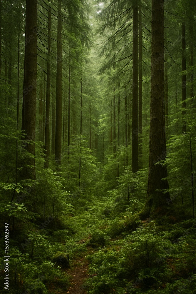 Fototapeta premium Deep forest