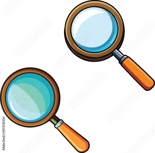 vector magnifying glass