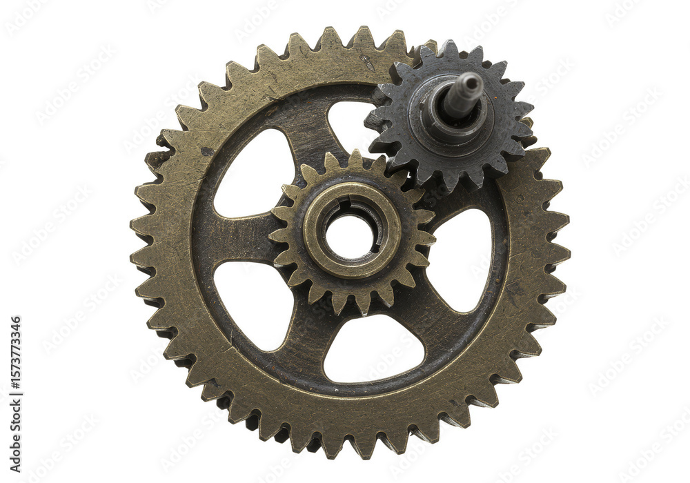 Isolated Transparent Background of Cogwheel Gear Mechanism Machine Parts Isolated Transparent Background of Cogwheel Gear Mechanism Machine Parts