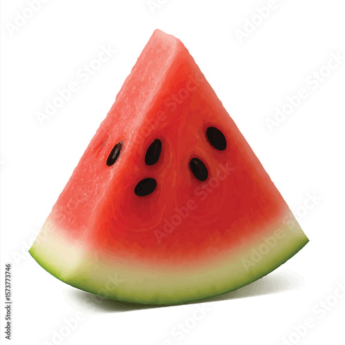 ?Juicy Watermelon Slice PNG ? Summer Fruit Transparent Background?.eps