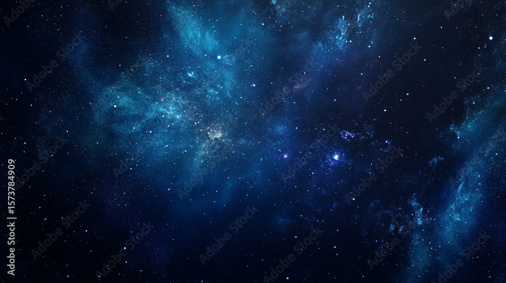 Fototapeta premium Abstract cosmos background. Space dark background with fragment of our galaxy