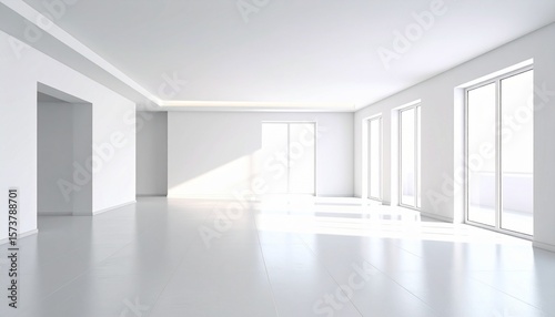 Generated image of a modern interior space