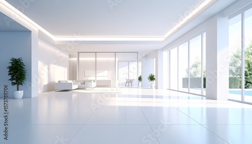 Generated image of a modern interior space