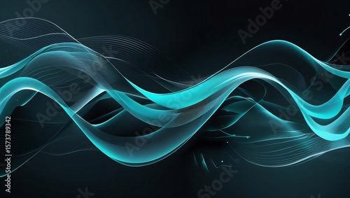 cosmic, curve, cyan, cyber, dot, dynamic, flow, futuristic, glowing, illuminated, innovation, network, particle, point, radiant, science, sparkling, speed, stream, wave, electric, energy, motion