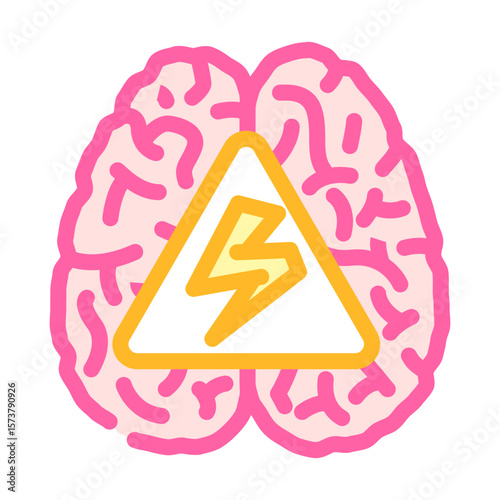 tay sachs disease color icon vector illustration