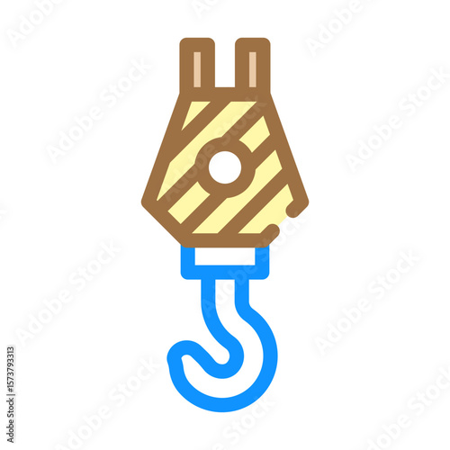 high load capacity color icon vector illustration
