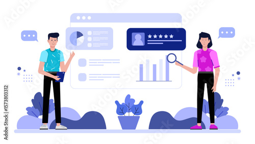 Customer success team measuring user adoption metrics