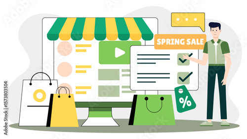 E-commerce seller preparing seasonal promotion plan