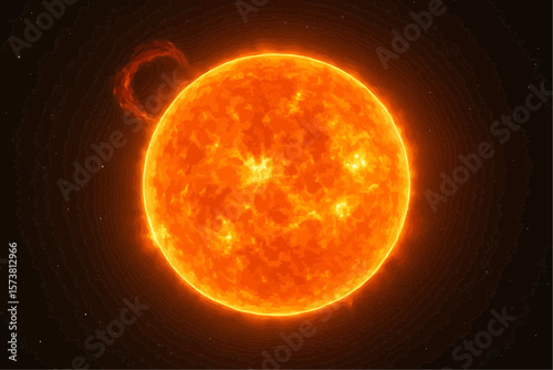 sun in space