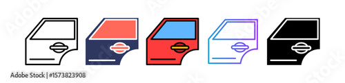 Car Door multiple icon