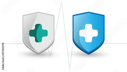August is National Immunization Awareness Month. Vector template Design for banner, greeting card, poster, prints, social media post ,flyer , T shirt with background