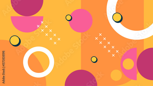 Abstract colorful shapes and patterns suitable for backgrounds, websites, digital designs, posters, and creative projects needing vibrant visuals.
